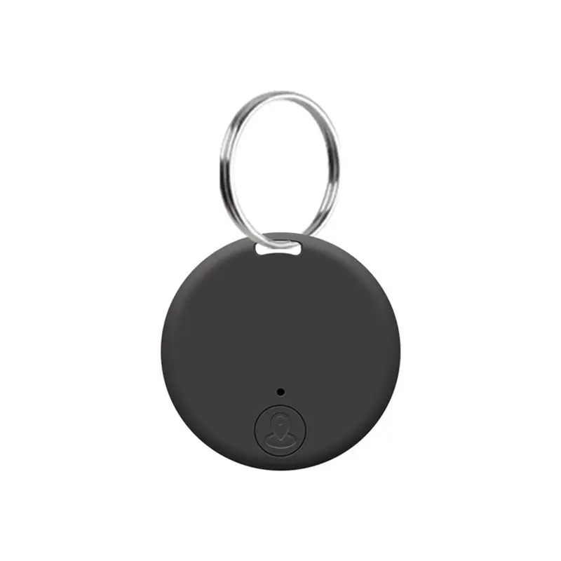 【FAST-SALE】2X Mini GPS Tracker Wireless Bluetooth 5.0 Anti-Lost Device Smart Locator Pet Key Wallet Tracker With Key Ring Black