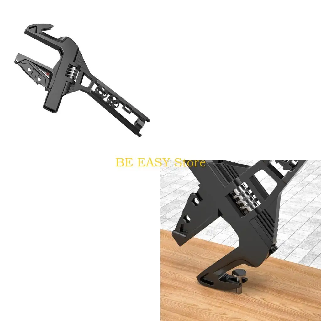 E28F 10 in 1 Adjustable Faucet Wrench for Tight Space Under Sink Wrench Faucet Tool Multifunctional for Bathroom Household