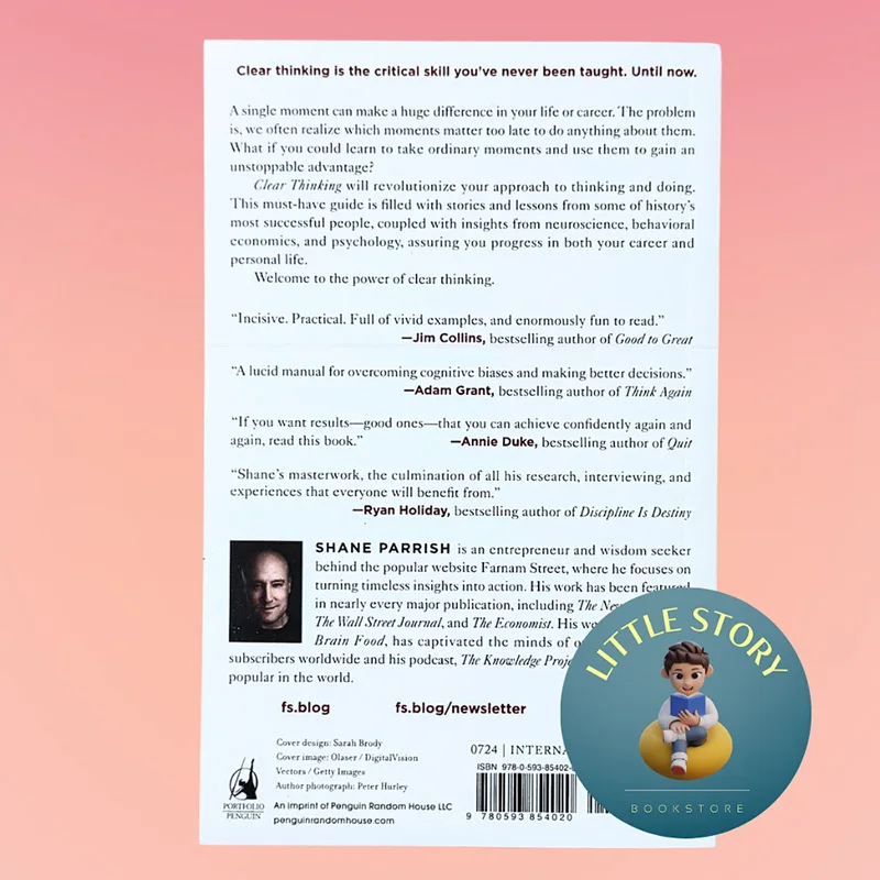 Чистое мышление: превращающие обычные моменты в необыкновенные результаты от Shane Parrish English Books Libros Livros