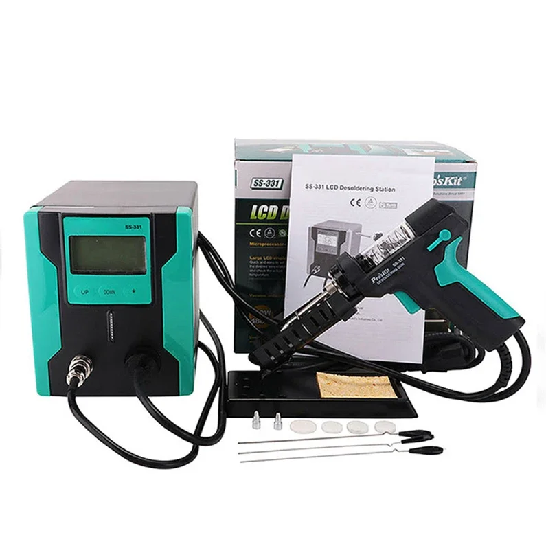 

Electric Solder Suction Automatic Power DesolderIng Solder Suction Pump Solder Removal Table Suction Gun 90W