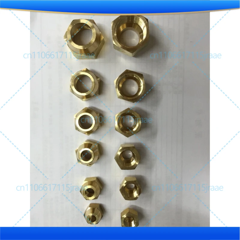 10Pcs For Thickened Sodium Nut, Glossy Nut, Air Conditioning Connection Nut, Bell Mouth Connection Sodium Cap Valve Fittings