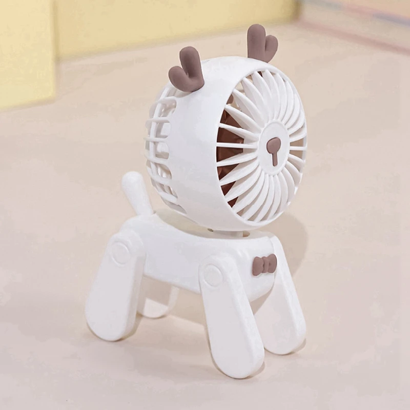 Small Fan Table Fan Stable Standing Desktop Mini Fan Adult Children Outdoor Travel Can Be Used