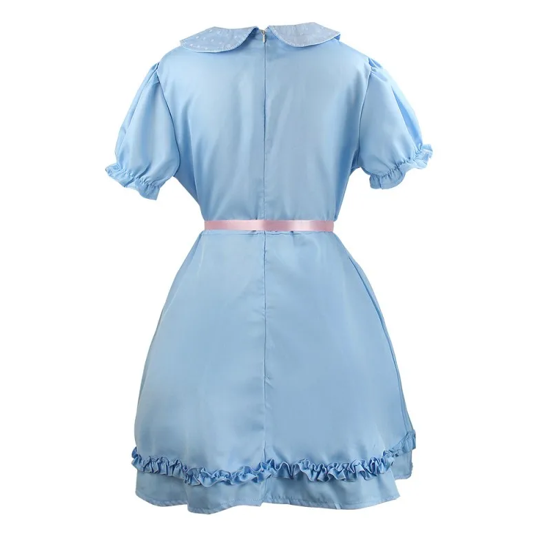 Halloween Twin Girl Cosplay Dresses Horror Movie Stage Costumes The Shining Cosplay Costume Dress Women's Size