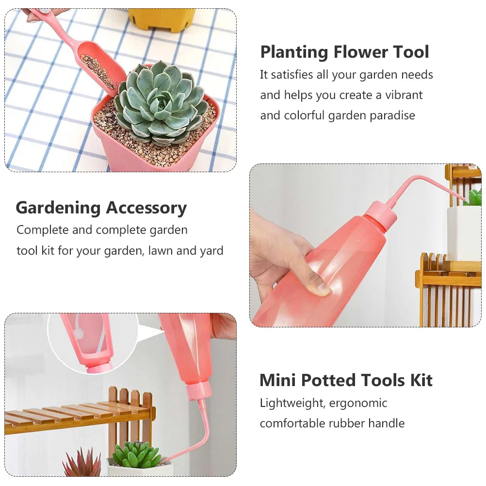 

14pcs Mini Garden Hand Tools Set For Succulent Plants Transplanting Kit Flower Planting Tool Lightweight Ergonomic Rubber Handle