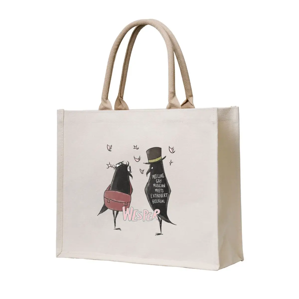 

Heartstopper meets Wesper Tote Bag shopper bags shopping trolley bag shopper bag women Women's tote