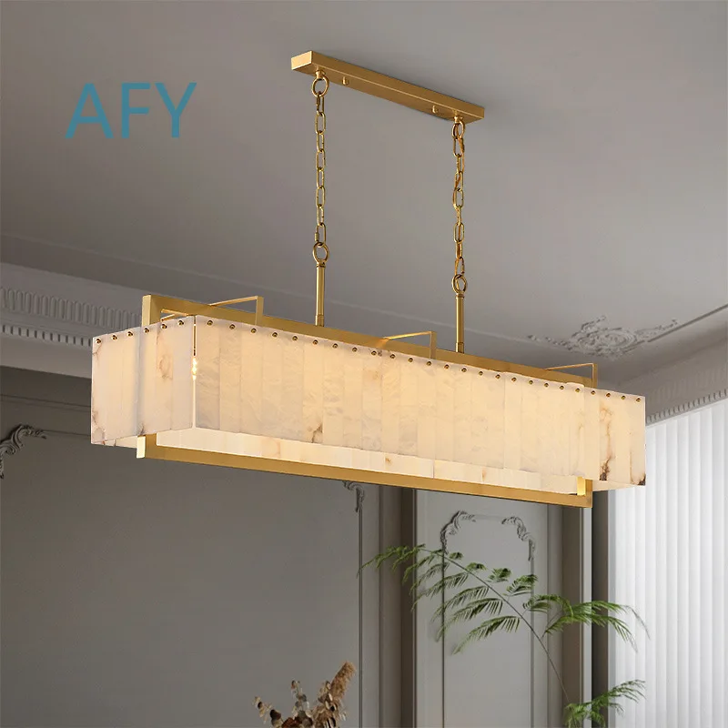 Modern Marble Pendant Light for Restaurant Bar Living Room Bedroom Hotel Loft Villa Decor for Spanish Style Interior Design