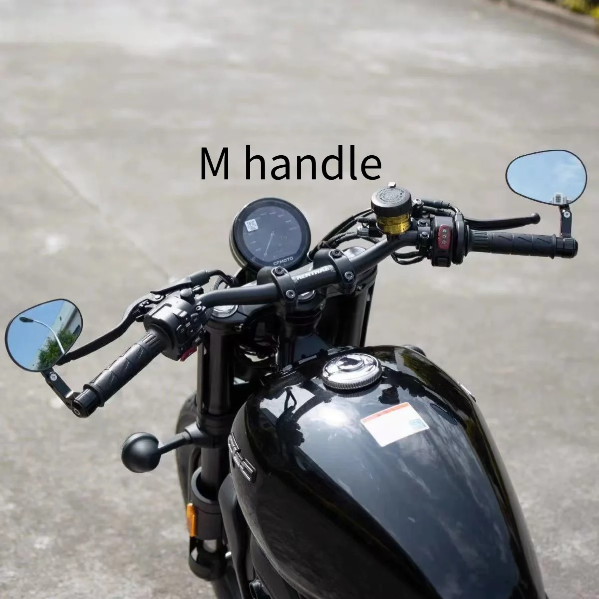For CFMOTO 450CLC handlebar height increase rear shift code CFMOTO CLC450 rearview mirror M-shaped handlebar 450clc 450CL-C