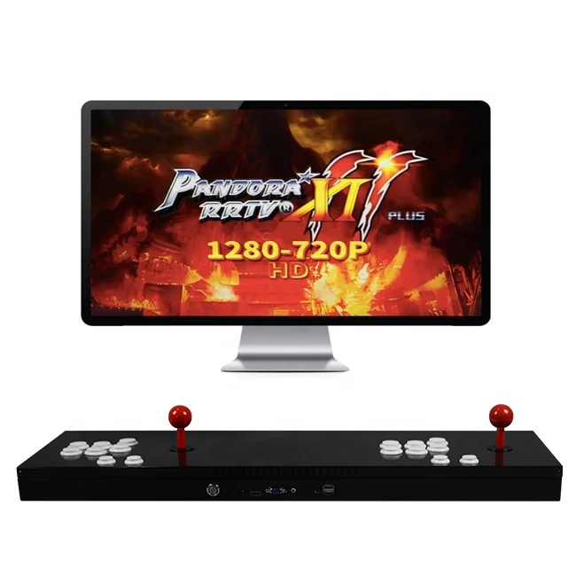 Support TV output portable joystick video game console  2 player model indoor arcade machine