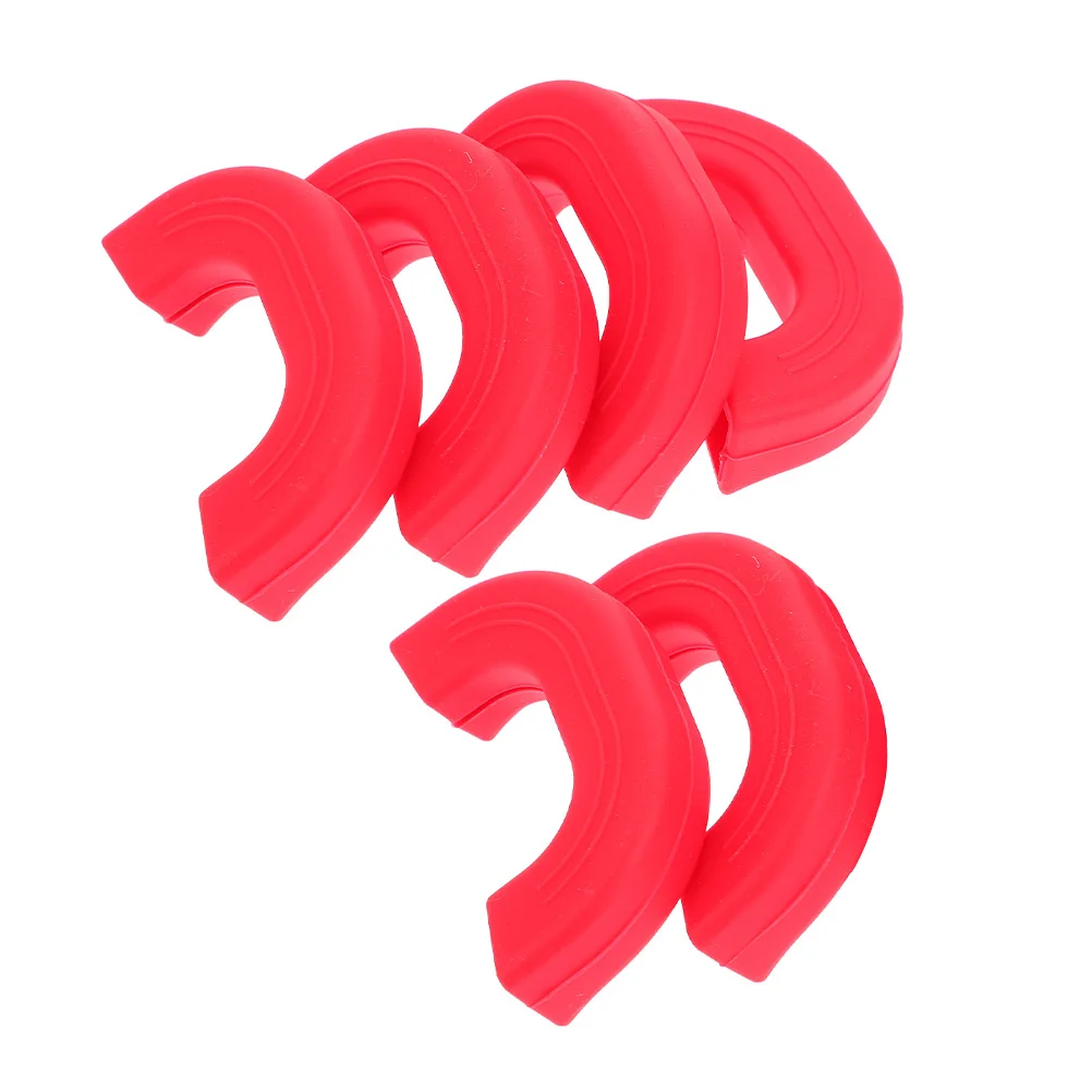 

6 Pcs Pot Ears Handle Insulation Sleeve Women's Holders Covers Silica Gel Silicone for Handles