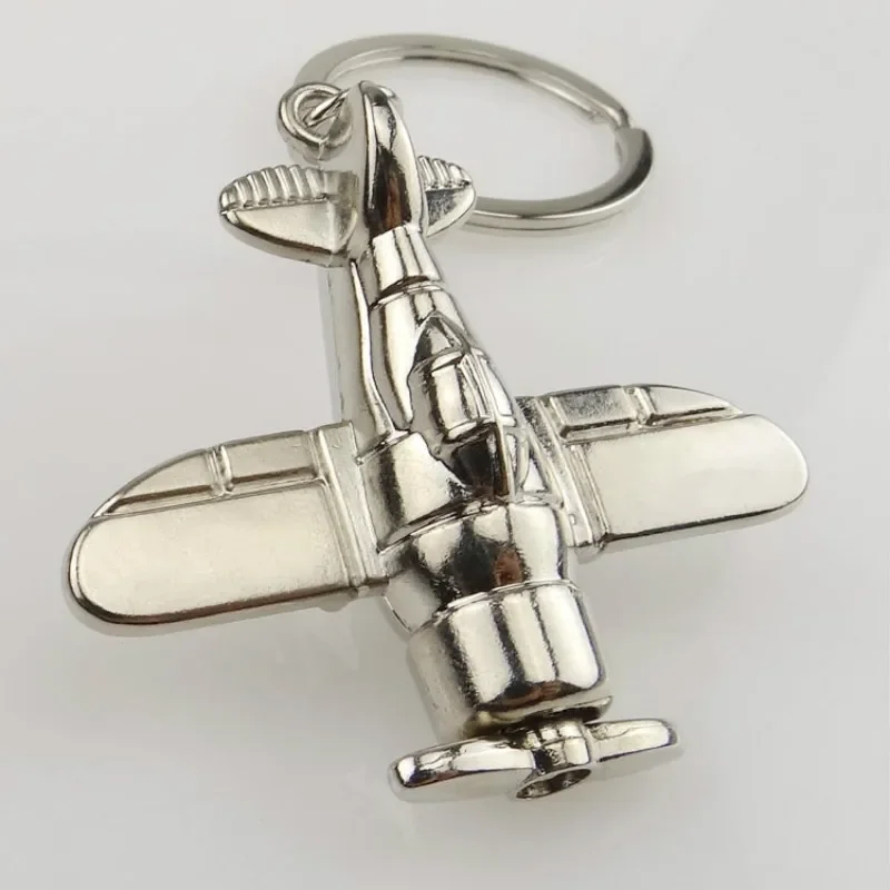 Cute Aviation Air Plane Keychain Aircraft Air Combat Enthusiasts Keychain Lover Gift High Quality Keyring Wholesale 1Pcs