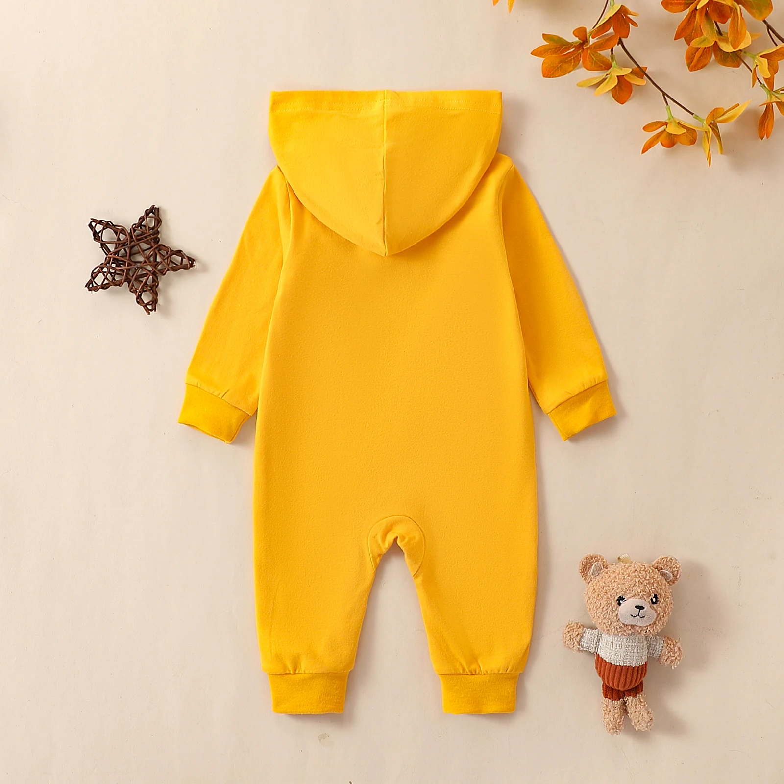 بوديكوكو-طويلة الأكمام رومبير مع سستة للطفل فتاة و صبي ، بلون بذلة مع جيب ، لطيف الملابس لحديثي الولادة #6