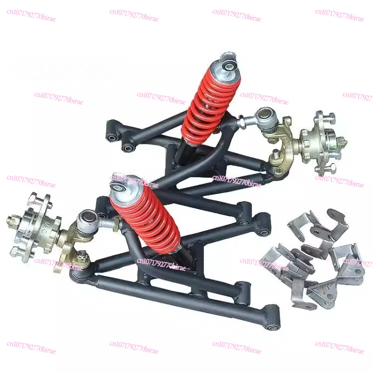 DIY ATV Up and Down Rocker Arm Assembly Homemade Four-wheeler Kart Steering Claw Flange Front Suspension