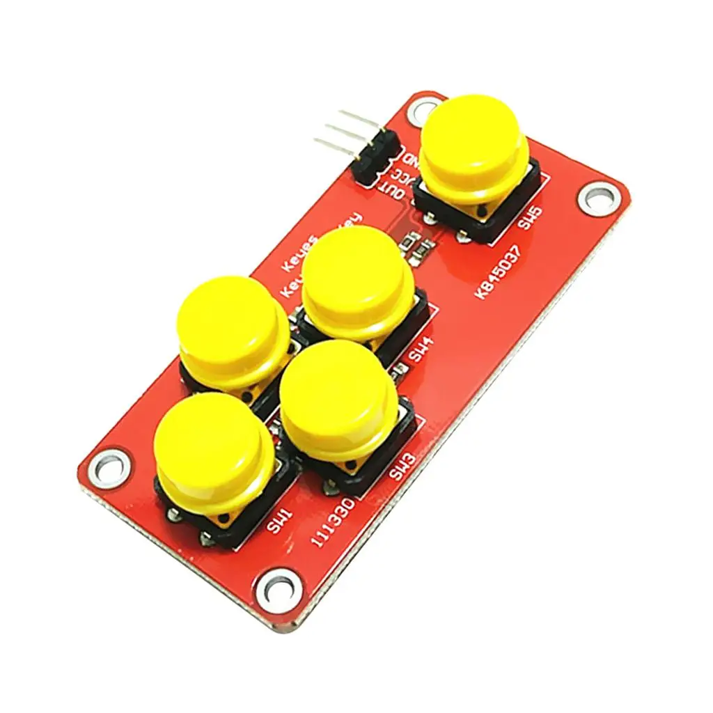 

Decelopment Board AD Keyboard Simulate Five Key Module Button 55x33mm