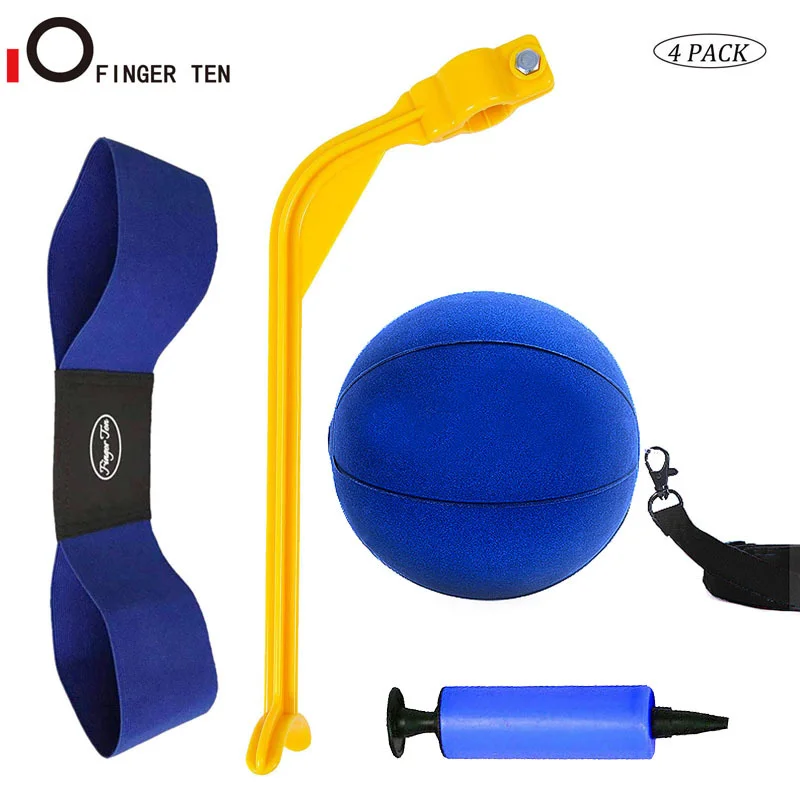 Juego de ayuda para entrenamiento de Swing de Golf, entrenador de banda de brazo, pelota de impacto, inflador, corrección de movimiento de postura