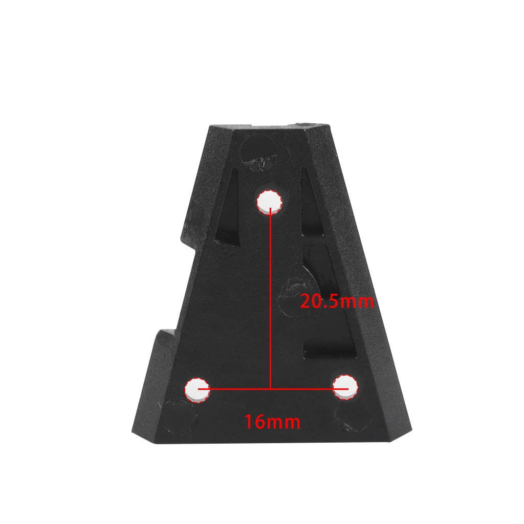 FEICHAO-Conector de cuña de Metal y plástico para cámara DSLR, adaptador de placa de montaje de batería v-lock, montaje en V