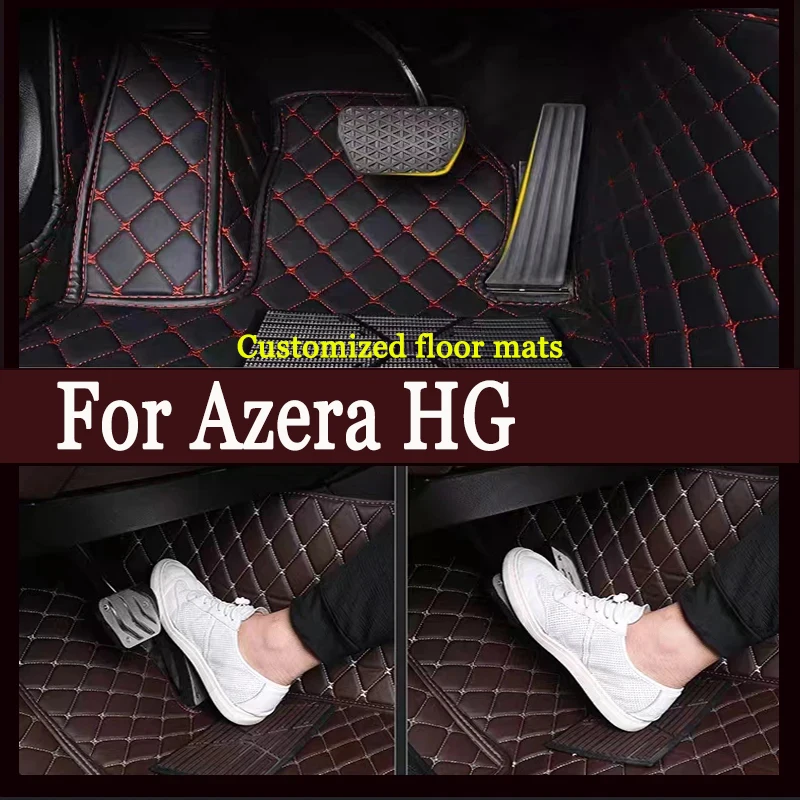 

Car Floor Mat For Hyundai Grandeur Azera HG 2012 2013 2014 2015 2016 2017 Waterproof Pad Car Mats Foot Covers Car Accessories