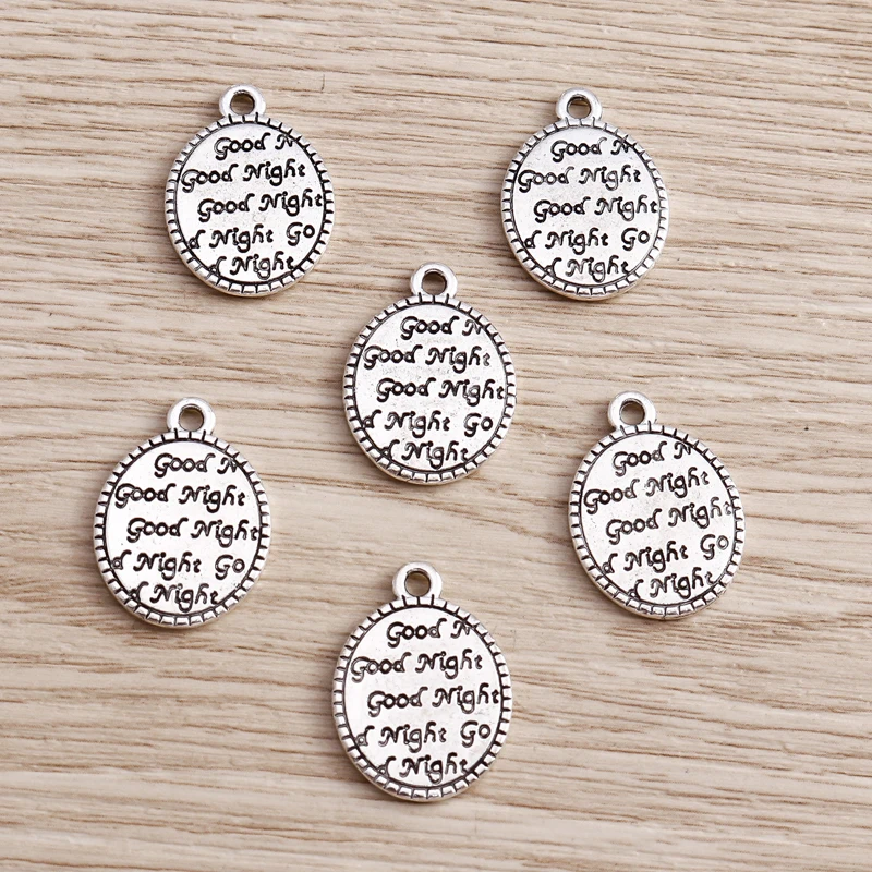 Tusember 15Pcs 15*21mm Alloy S - Jewelry Making Date Night ulasan dan harga