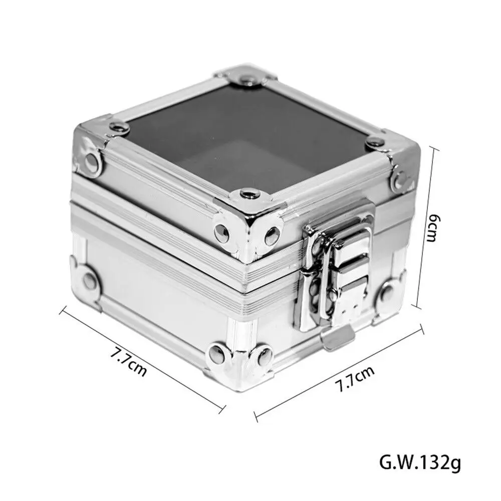 25 Holes Nail Drill Bits Stand Holder Case Empty Storage Box Milling Cutter Display Container Accessories Acrylic Cover