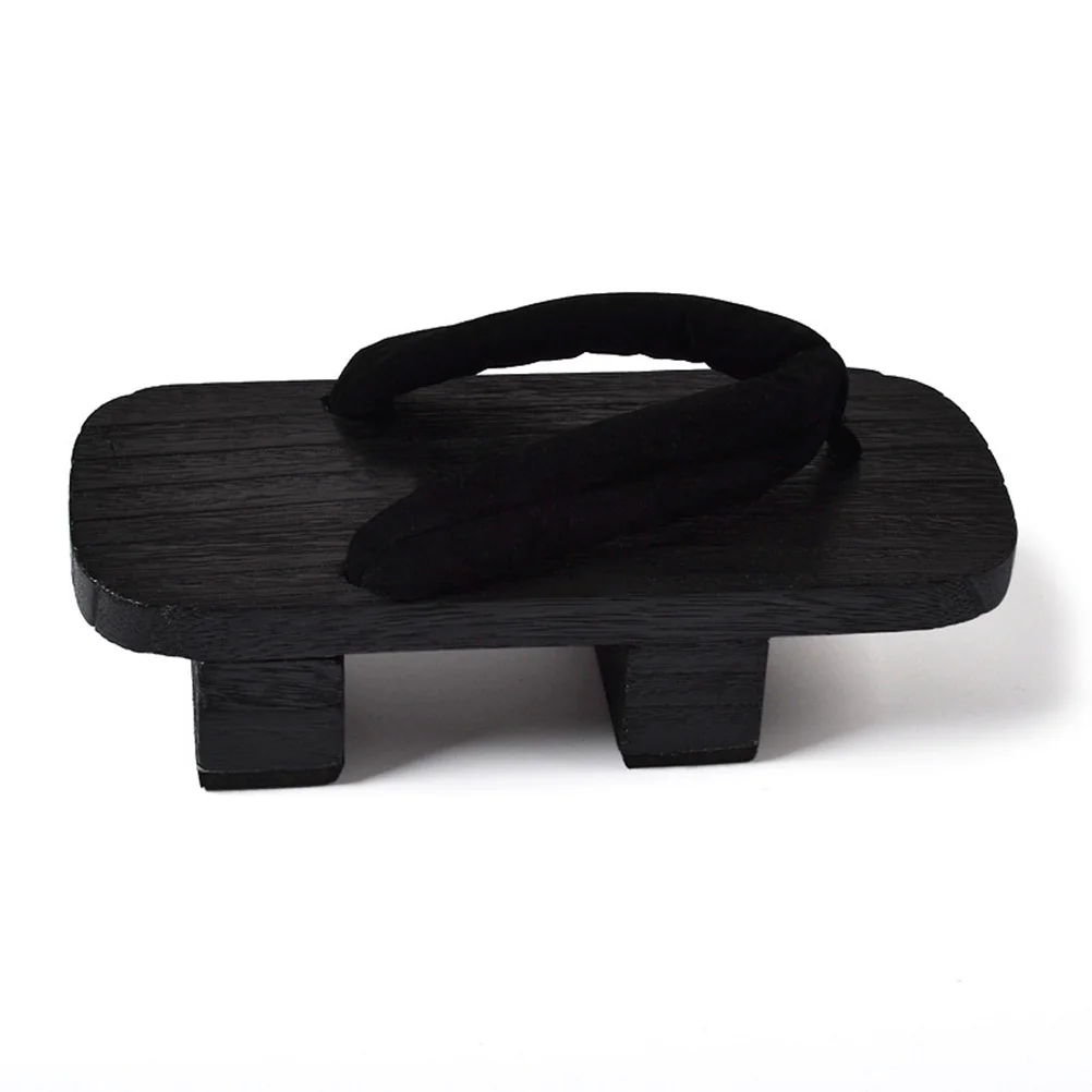 Sandalias de hombre Disfraces asiáticos para mujer Zuecos japoneses Zapatos de madera tradicionales Zapatillas