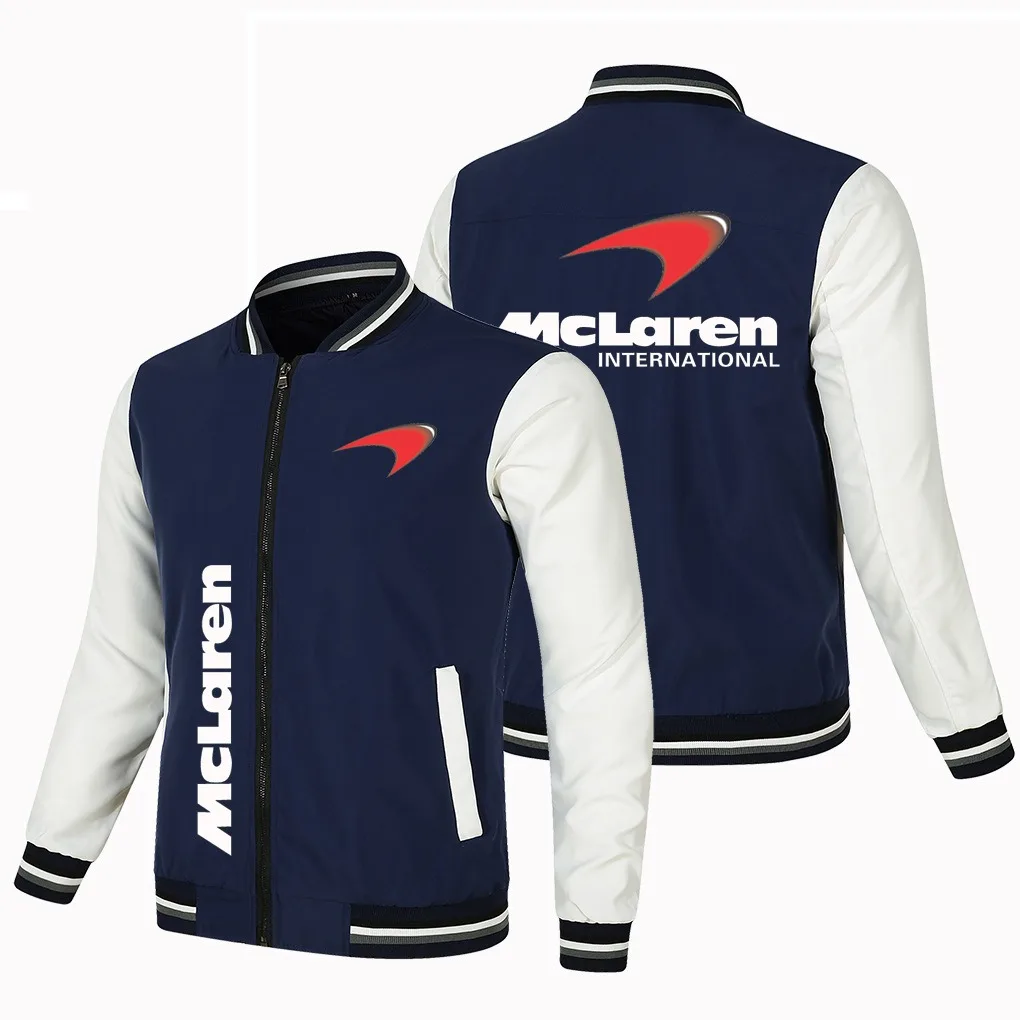 

Fashion Print Mclaren Jacket Stand-up Collar Zipper Jacket Outdoor Casual Jacket For Mclaren 720S GT 600LT Alcantara Artura GTS