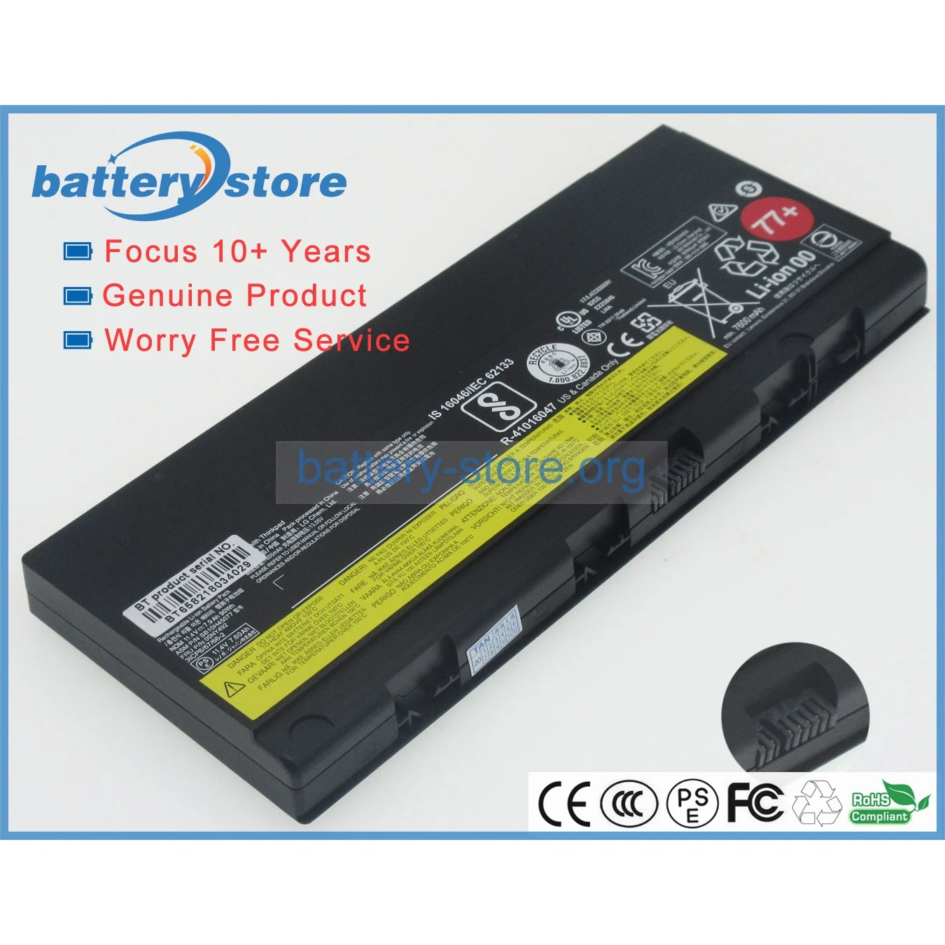 

Genuine Original Laptop Batteries for 00NY492,SB10H45077,00NY490,SB10H45078,00NY491,SB10H45075,SB10H45076,01AV477,11.25V,9 Cell