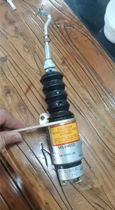 

SA-3765-12 SA-3765-24 12V 24V Fuel Shutdown Solenoid Valve left-hand mounting shut off stop solenoid valve For Deutz Bosch
