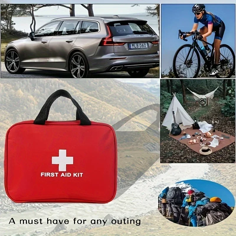 Kit de primeros auxilios multiusos, bolsa médica portátil de emergencia médica, bolsa de primeros auxilios multifuncional para exteriores, bolsa de emergencia para el hogar