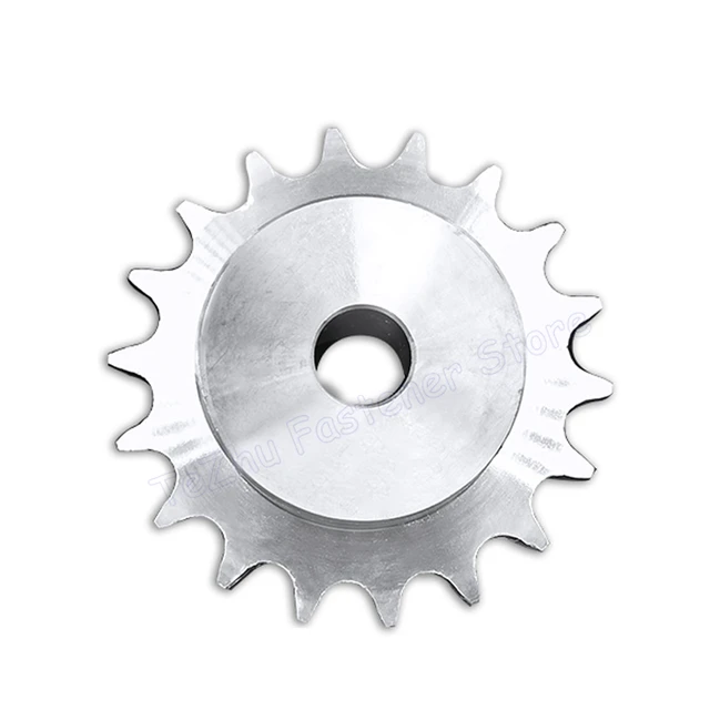 1pc 15T-30T 06B Sprocket Wheel for Roller Chain 15 16 17 18 19 20 21 22 23  24 25 26 27 28 29 30 Tooth 304 Stainless Steel Gear - AliExpress