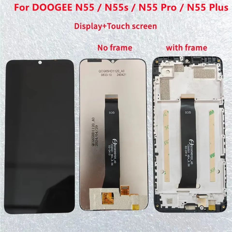 Original For DOOGEE N55 LCD Display Screen Touch Panel Digitizer