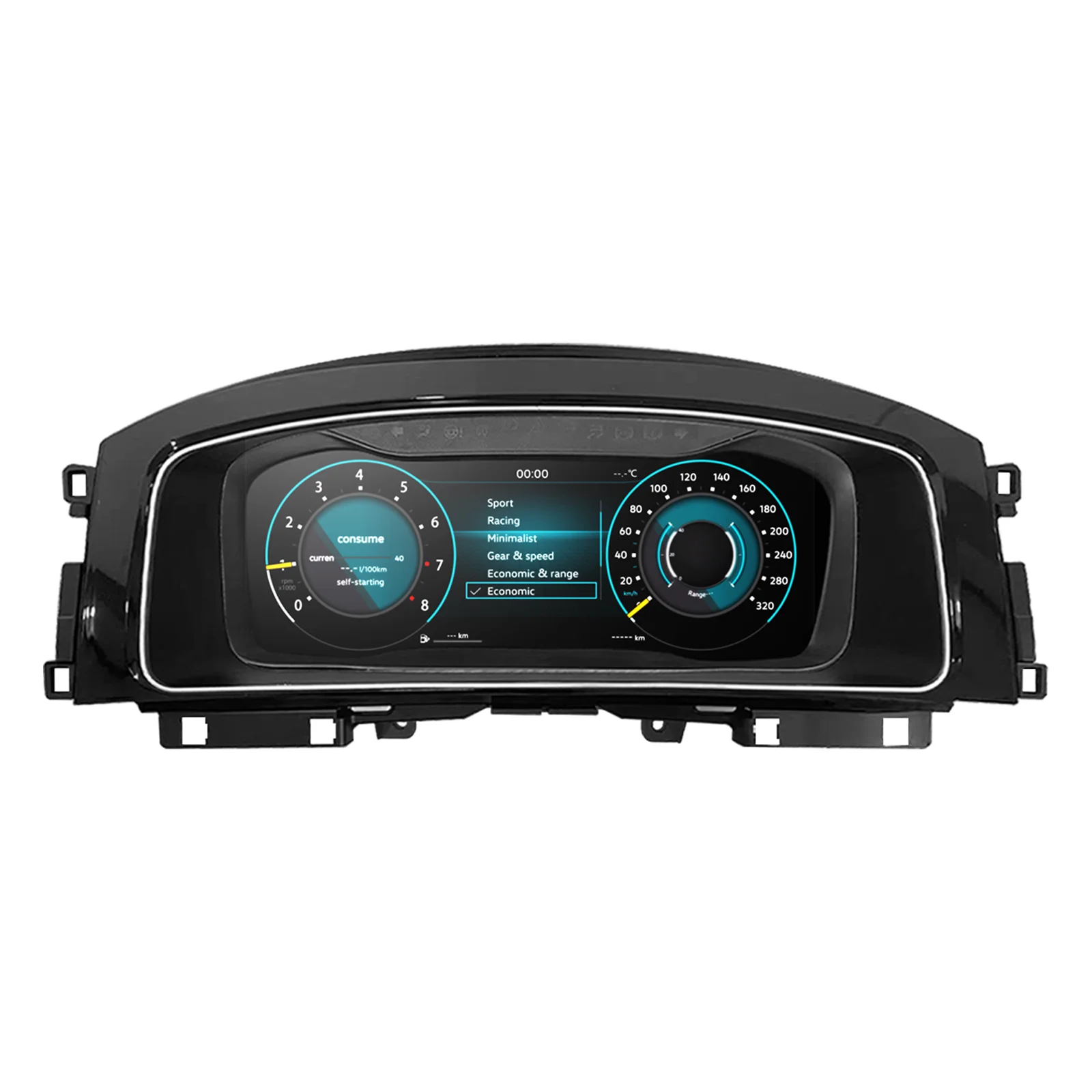 Digitaal dashboardcluster voor VW Golf 7/7.5 2013-2020, virtuele cockpit snelheidsmeter instrumentenpaneel - afbeelding 2