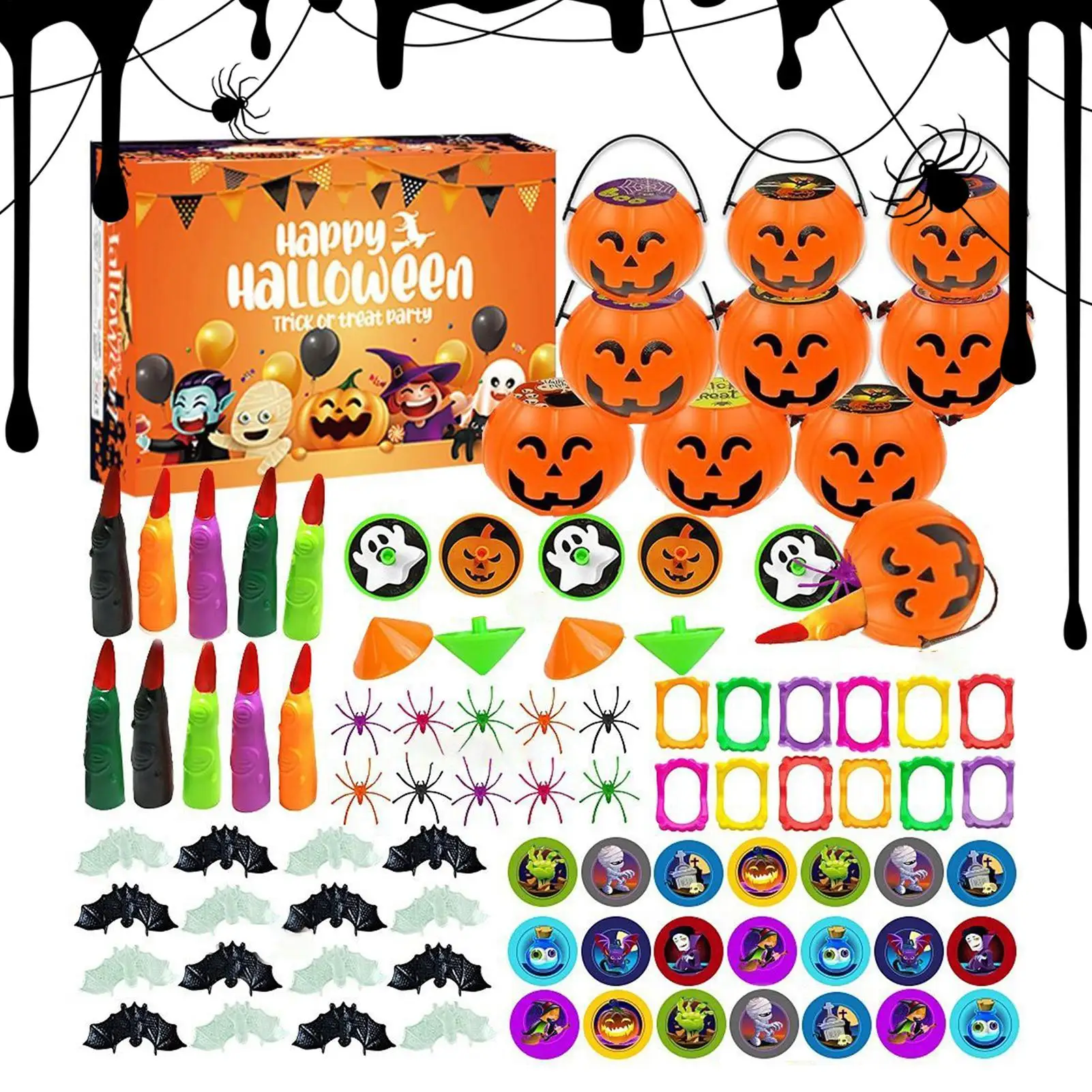 

Сувениры для вечеринки на Хэллоуин, лакомства на Хэллоуин, не конфеты, сумка для подарков, розыгрыш, готическое украшение, игра для мальчиков, школьниц, сбор