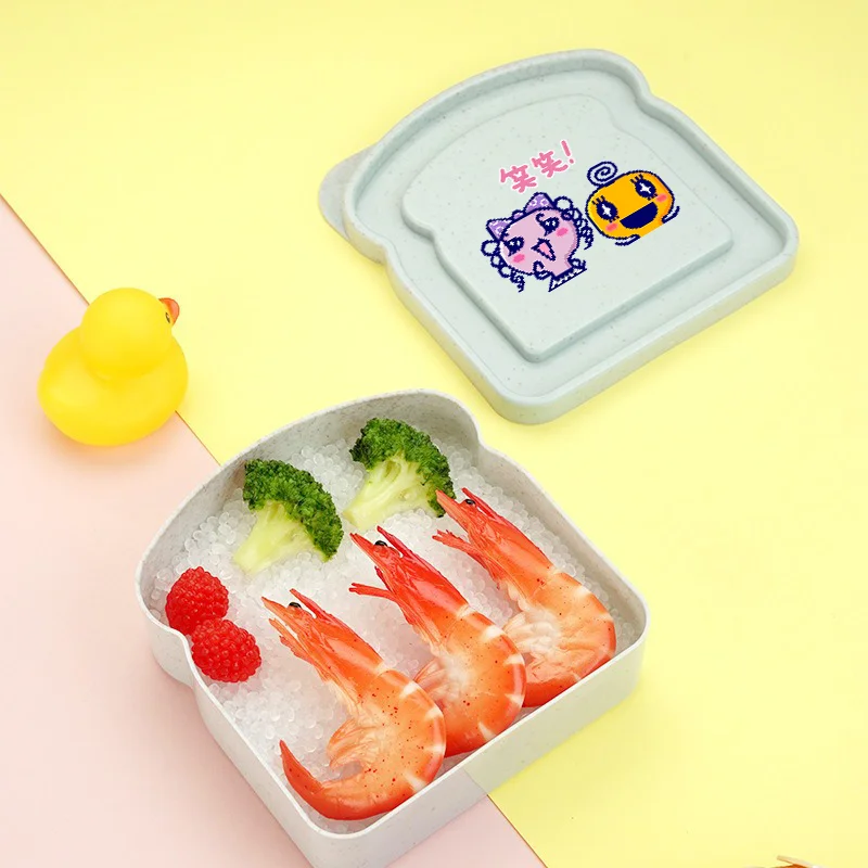 GoGo Tamagotchi ساندويتش حاويات علب الاغذية نخب صندوق تخزين مع غطاء المحمولة الغذاء حقيبة للتخزين الميكروويف علب الاغذية #4