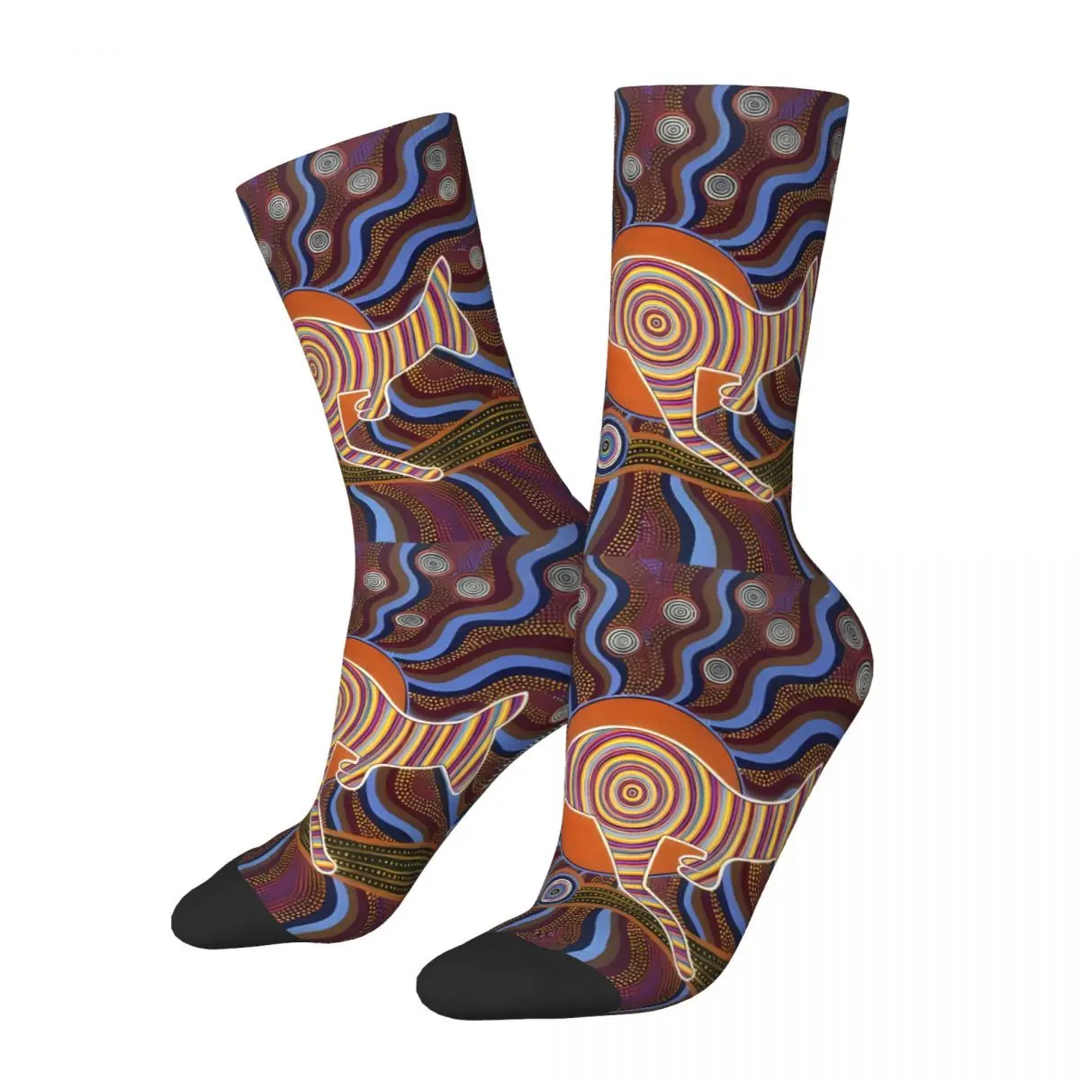 Kangaroo Sock Printed Man Polyester