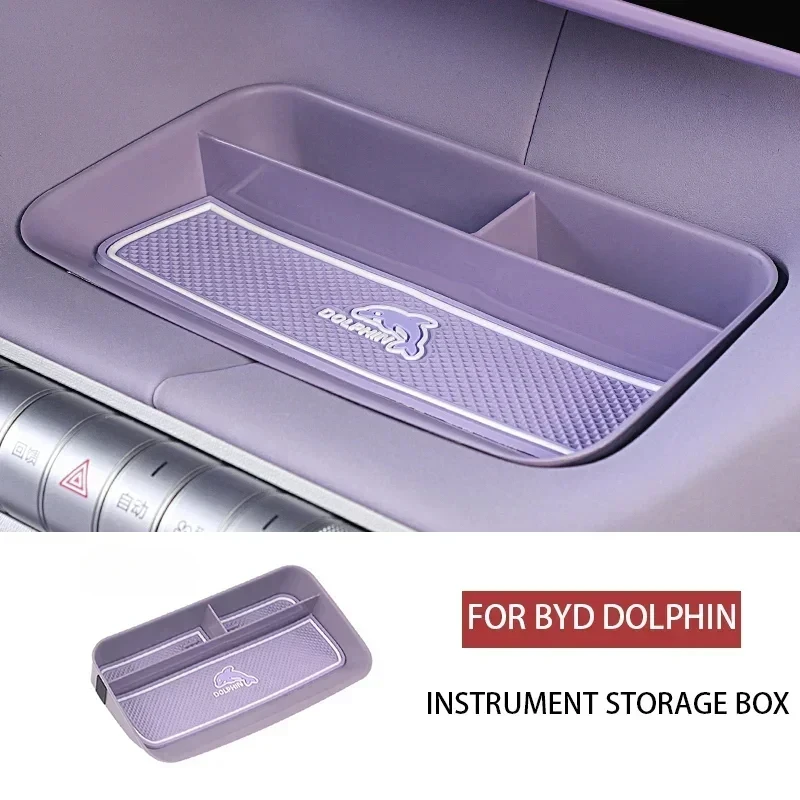 

Car Dashboard Storage Tray Storage Box Central Control Organizer For BYD Dolphin Automotive Interior Storage Refit Accessories