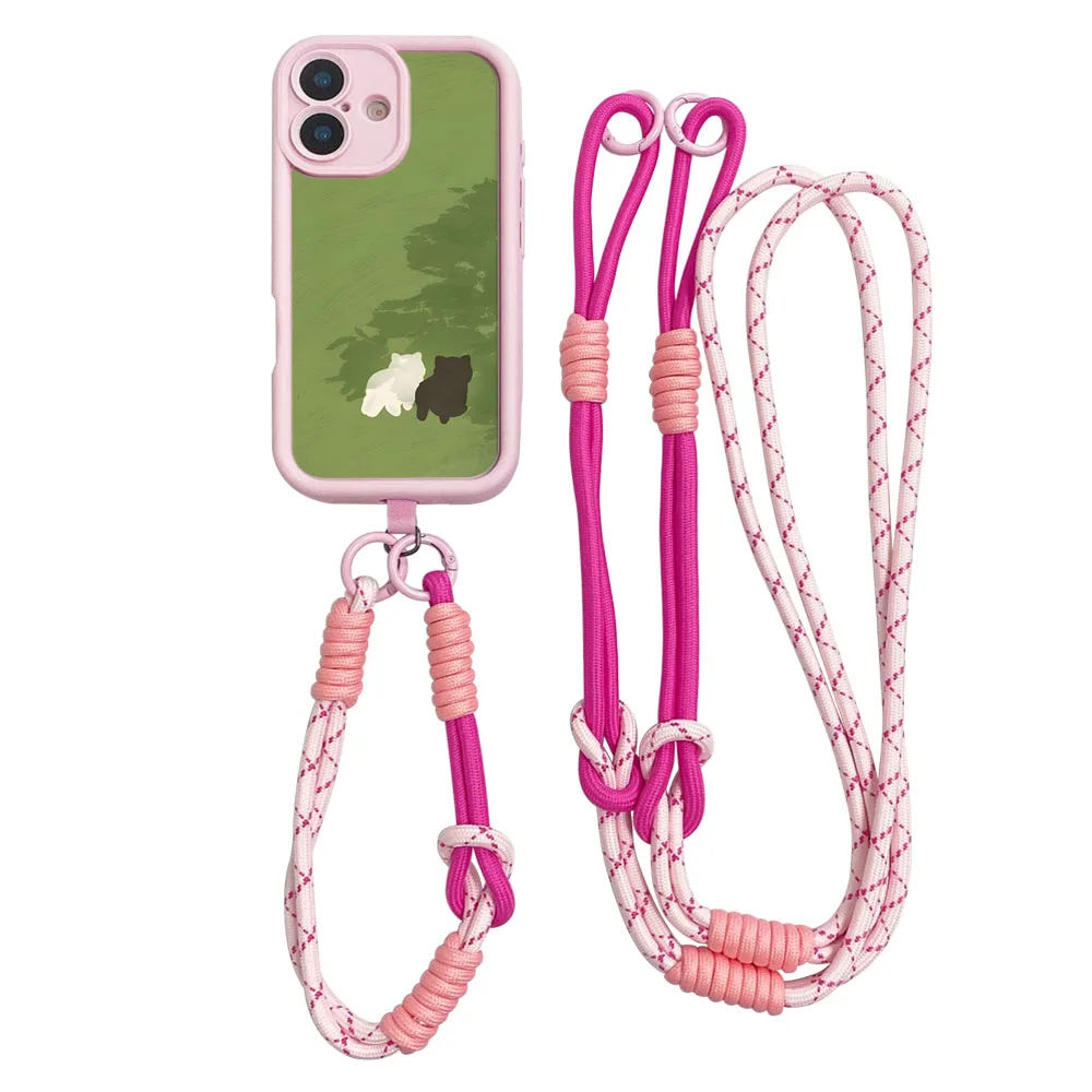 Ypm5 مضحك القط CrossbodyLanyard جراب هاتف ForSamsung A56 55 36 26 16 06 15 35 25 54 34 24 73 71 51 31 72 52 32 14 13 12 17 07