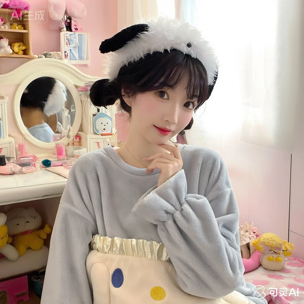 

Cinnamoroll Pajamas Sanrio Autumn Winter Sweet Fresh Cute Kawaii Leisure Sleep Stay At Home Pure Cotton Comfortable Girl New
