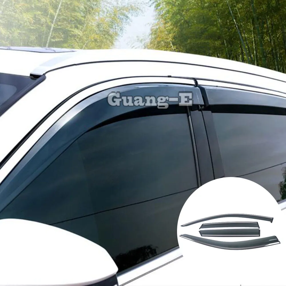 

For Audi Q3 F3 2018 2019 2020 2021 2022 Window Visor Awnings Shelters Exterior Visor Vent Sun Shade Rain Guard Car Accessories