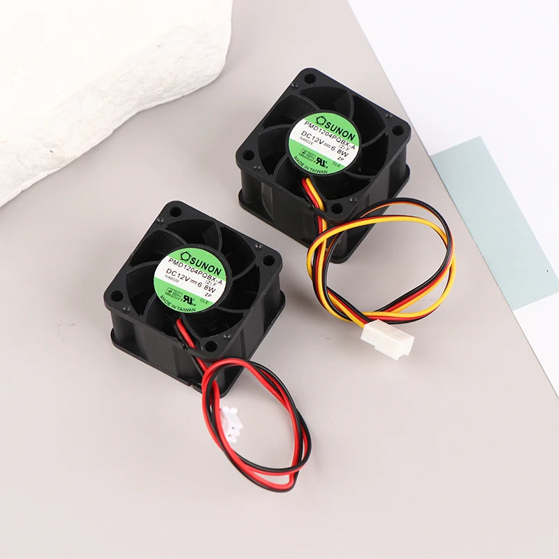 1Pc For PMD1204PQBX-A 4CM 4028 12V 6.8W High- Speed Server Fans 40*40*28mm 4028 Mute Switch Small Cooling Fan