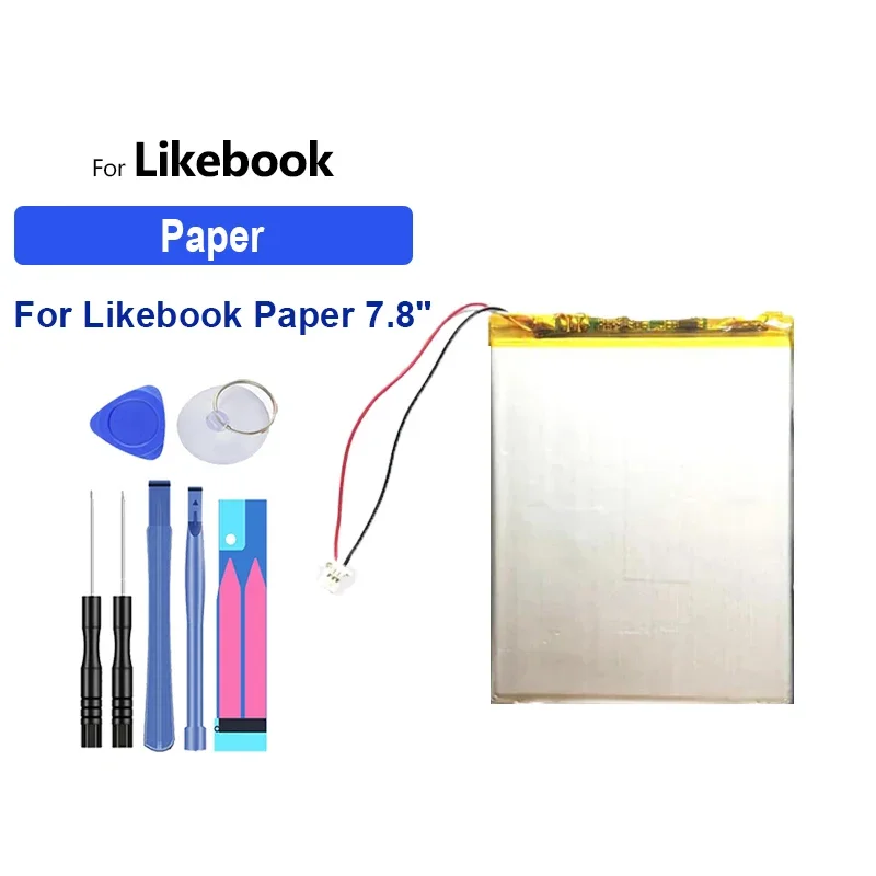 

E — аккумулятор для чтения книг 4700 мАч для бумаг Likebook 7,8 дюйма, прочный и эффективный