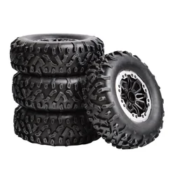 4pcs 64mm Soft Tire Wheel for MN D90 MN98 MN99S WPL C14 C24 C34 B14 B24 LDRC P06 LD1297 LD1299 RC Car Upgrade Parts Accessories
