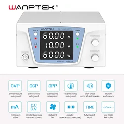 Wanptek-安定化電源60v 10a,調整可能な可変デジタル安定化ベンチ,ソース30v 20a