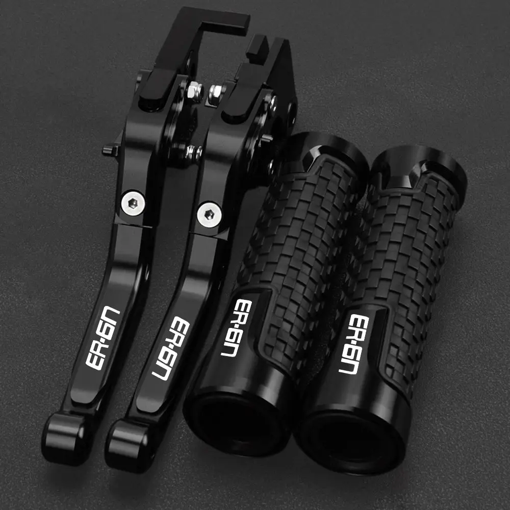 Motorcycle Brake Clutch Levers Handle Bar Grips Ends For KAWASAKI ER6N ER 6N 2009 2010 2011 2012 2013 2014 2015 2016 2017