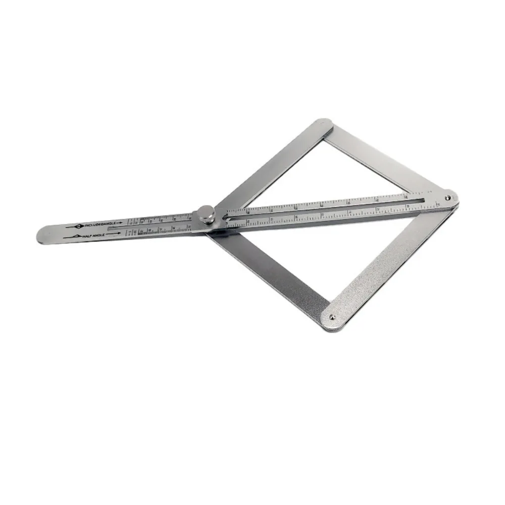 

Corner Measuring Corner Angle Finder Multi-angle with Clear Scale Metal Protractor Aluminum Alloy Freely Scalable