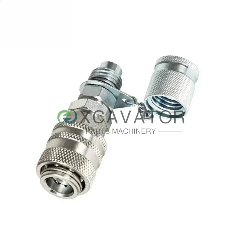 

Тест гидравлического давления, быстрый разъем, гнездовой разъем 6000PSI/400BAR G1/8 для соединительного экскаватора серии Cat CASE JD PD