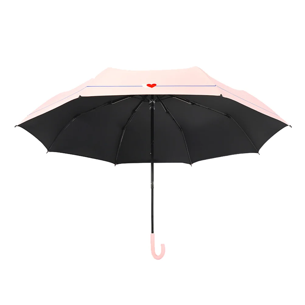 

U-shaped Handle Umbrella Inverted Folding Small Fresh UV-blocking Rain Unisex Metal Ribs Raining