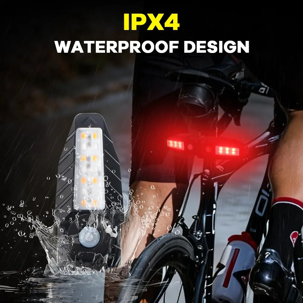 

Велосипедный задний фонарь OFFBONDAGE с поворотниками, беспроводным пультом ДУ, водонепроницаемый, перезаряжаемый, светодиодный, для MTB