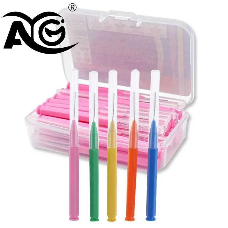 

AG 5Box Межзубные щетки Здравоохранение Зуб Escova Межзубные чистящие средства Ортодонтическая зубная щетка для зубов Инструмент для гигиены полости рта