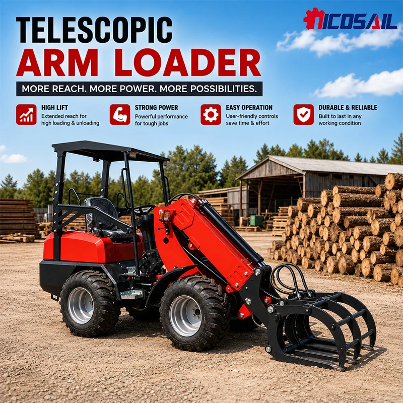

CE Euro 5 Custom Compact Wheel Loader ZL918 Small Front Loader with Quick Hitch for Farm and Construction