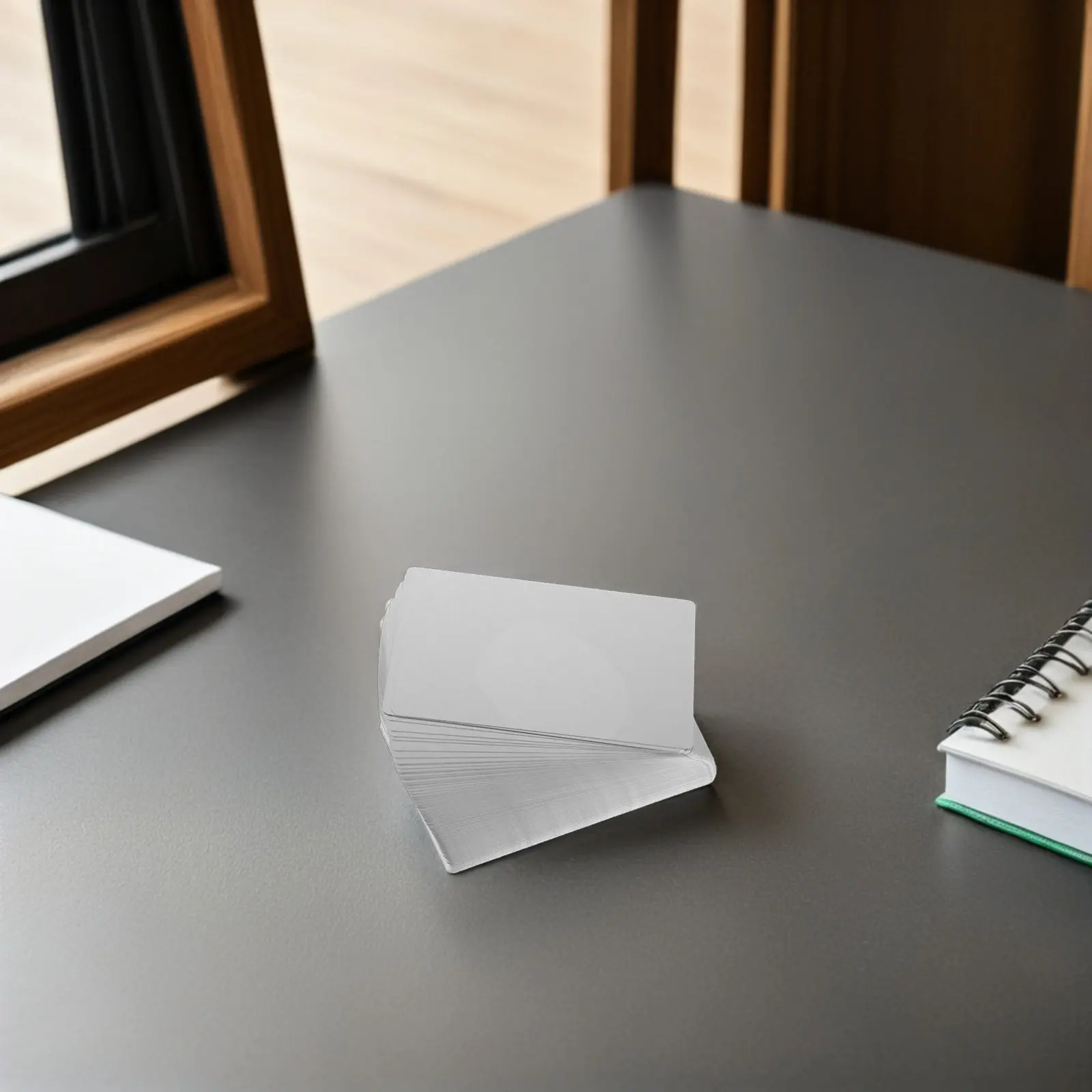 

200Pcs Aluminum Laser Engraving Sheet Polished Silver 86x54x0.21mm DIY Name Plates Business Card Craft Blanks Multipurpose Metal