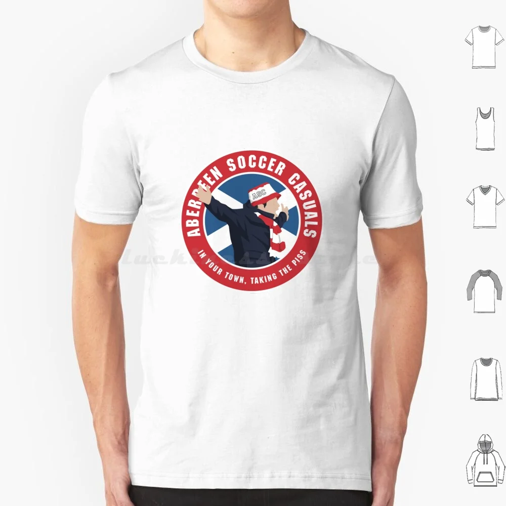 Soccer Casuals T Shirt Cotton Men Women DIY Print Soccer Casuals Asc The Dons The Dandies The Reds Scottish Scotland Football